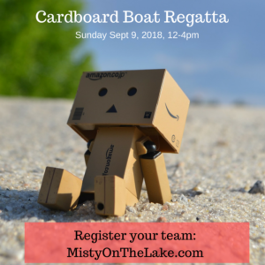 Lake Holiday Cardboard Boat Regatta